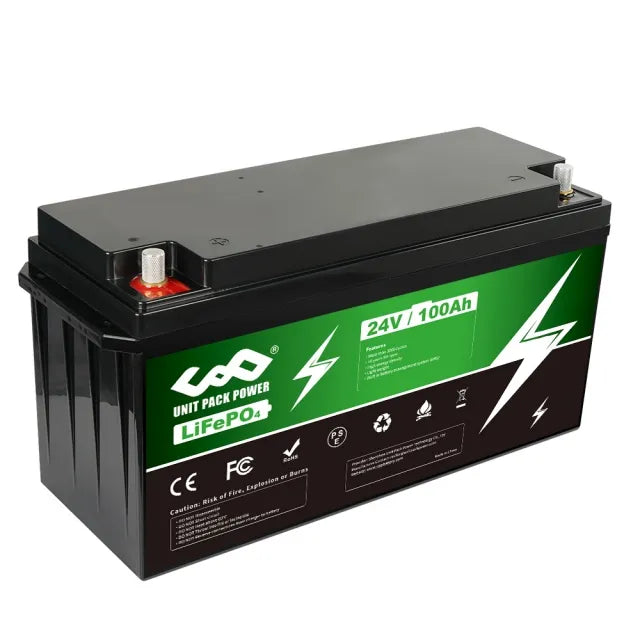 【EU STOCK】U203 12V 100Ah BMS100A 2400Wh（Without charger） 8S1P LiFePo4 Lithium Iron Ebike Battery【2-9day delivery】
