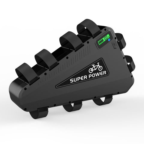 【EU STOCK】P101 48V 30AH BMS50A Triangle Battery With GPS LG5000 Cells Li-ion Ebike Battery