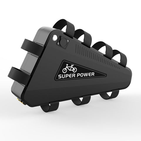 【EU STOCK】P101 48V 30AH BMS50A Triangle Battery With GPS LG5000 Cells Li-ion Ebike Battery