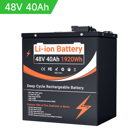 【EU STOCK】U003 48V 40A BMS50A 13S1P Lifepo4 Battery Pack (Without Charger) Fit For 0-1800W Bicycles & motorcycles & tricycles Motor