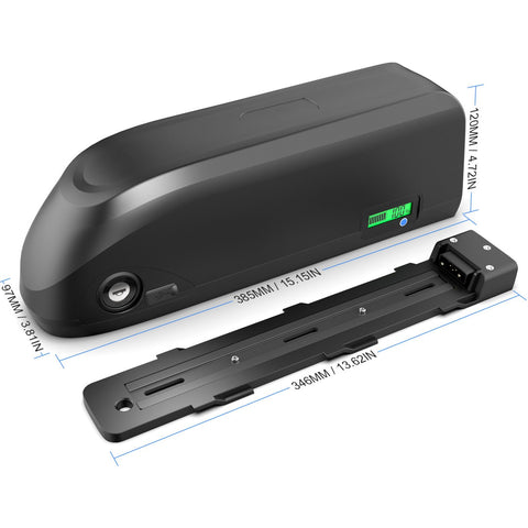 【USA STOCK 】U009 48V 20.8Ah BMS50A LG5200mAH Cells with 3A charger Li-ion Ebike battery For 1500W Motor