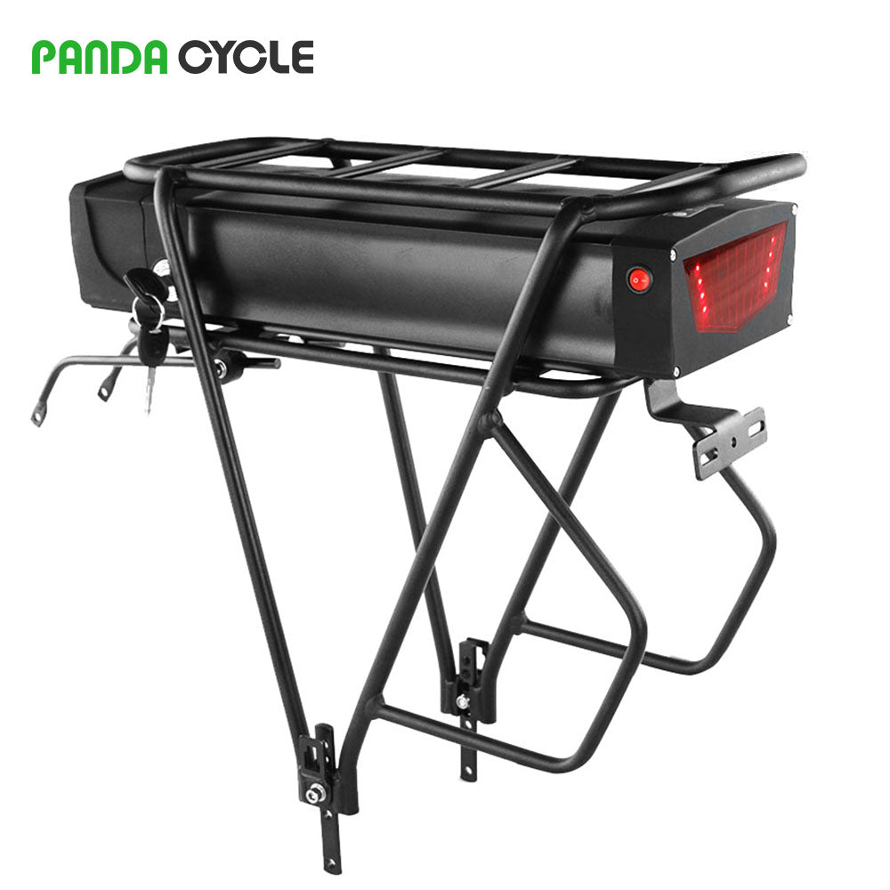 【STOCK del Reino Unido】Panda Cycle S045 48V 20.8AH BMS50A 18650 batería de litio para bicicleta eléctrica con soporte trasero para Motor de 0-1800W con cargador 4A