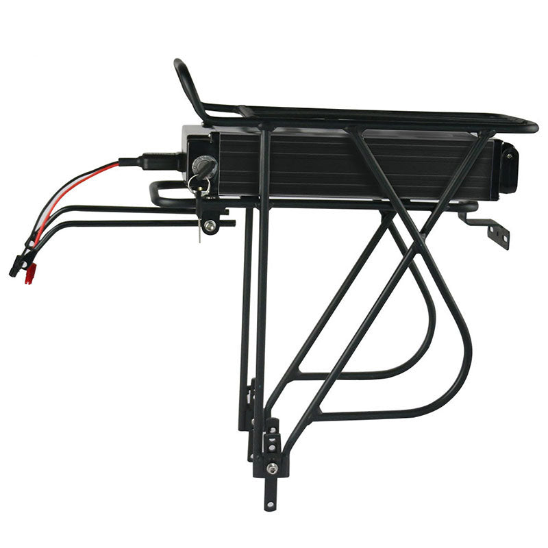【UK STOCK】T032 48V 15Ah BMS30A Rear Rack Ebike battery with a rack and ...