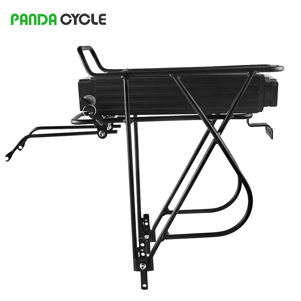 【STOCK DEL REINO UNIDO】Panda Cycle T032 48V 15Ah BMS30A Batería de bicicleta eléctrica con bastidor trasero con bastidor y cargador de 4A apto para motor de 0-1000w